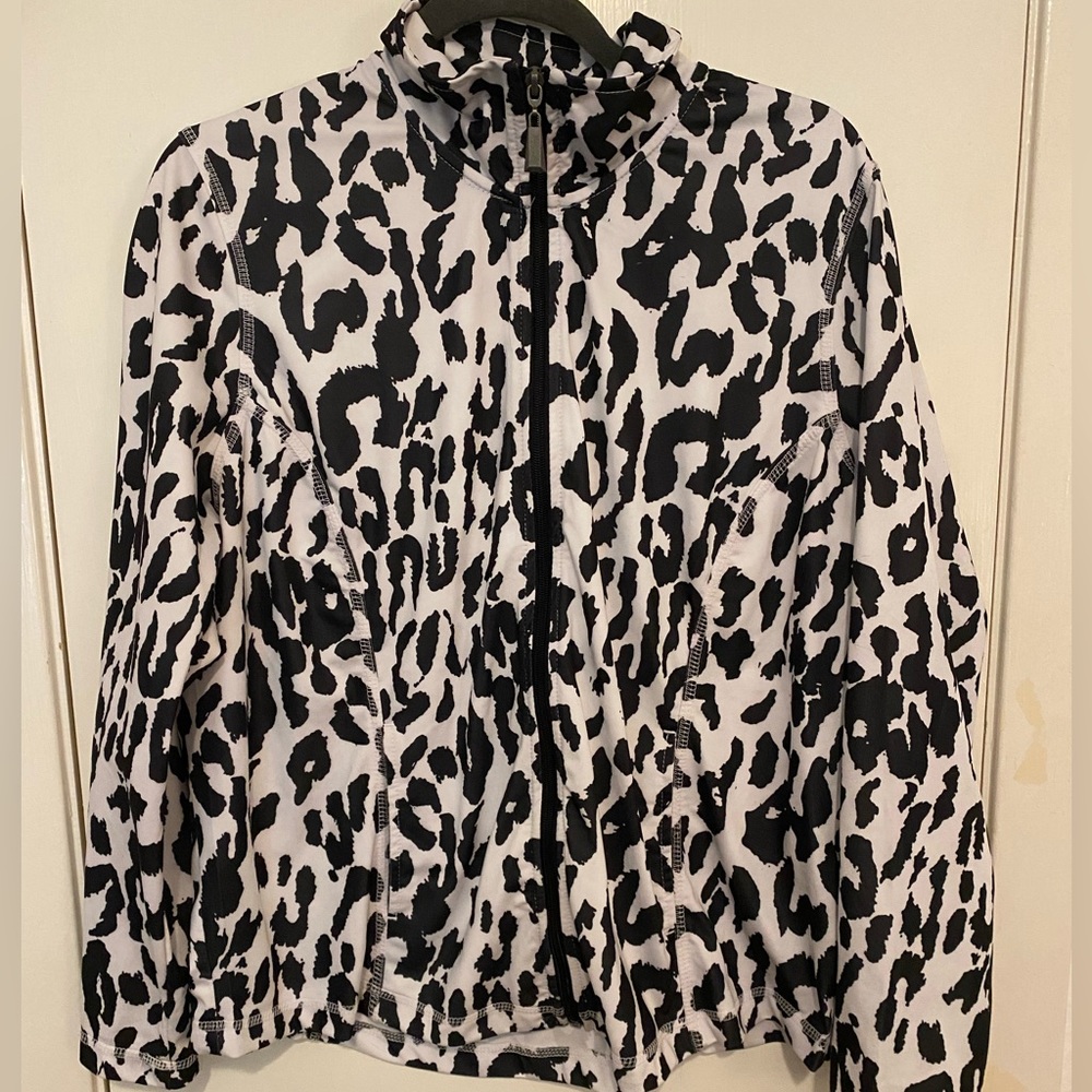 Black and White Cool Athletic Jacket